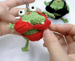 Frog Keychain Duo