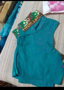 Pink Embroidered Saree