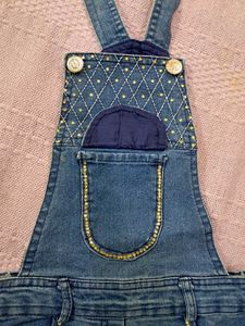 4 Pairs Kids Clothes Bundle: Dress, Overalls Etc