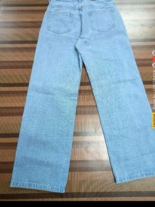 Unused  Straight Wide Leg Jeans