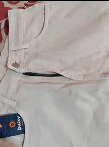Beige Denim Cargo