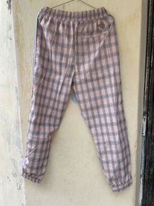 Checkered Jogger Pants
