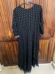 black ethnic gown