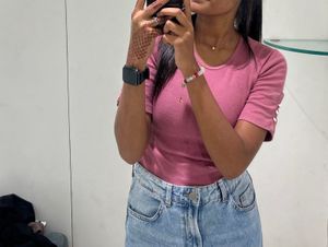 Pink Lace Top