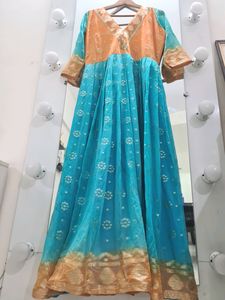 Blue Long Ethnic Dress / Anarkali