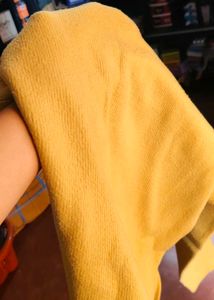 yellow high winter neck dress ❤️😍❄️❄️