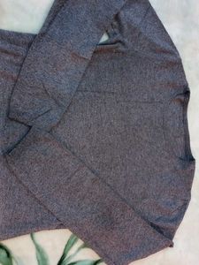 Gray Long Sleeve Pullover