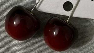 Cherry Drop Earrings