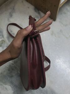Maroon Sling Bag