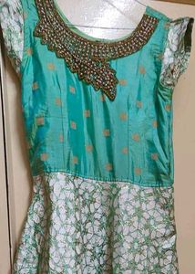 Aqua &amp; Green Dress