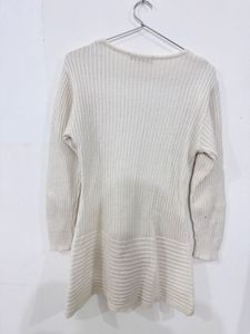 Stylish Cream Knit Sweater