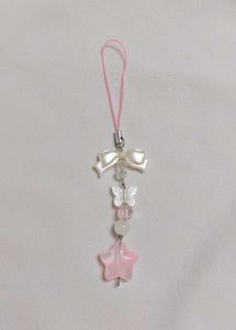 PINK STAR PHONE CHARM 💕
