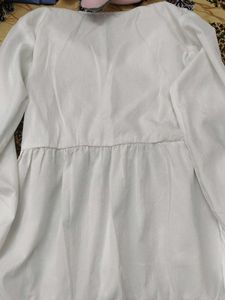 Embroidered White Kurta