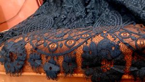 Gothic Lace Mesh Bodycon Midi