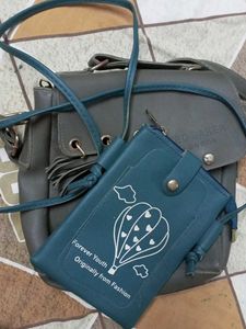 Set of Two Cute Shoulder Bags