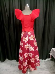 Floral Skirt+Top🎀❤️