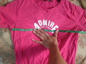 Zudio Pink  Crop Top