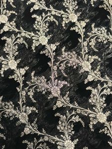Vintage Black &amp; Silver Banarasi Silk Saree