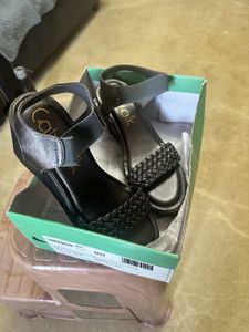 Black Catwalk Wedges