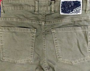 Stylish Olive Green Slim Fit Jeans Trendy And Cool