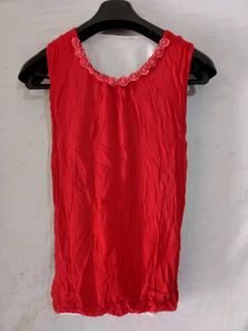 Sleeveless Top (Red)