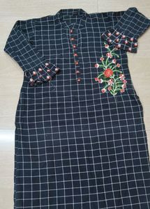 Straight Embroidery Kurti Xxl Size