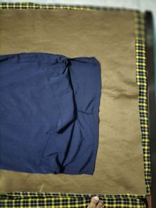 Navy Blue Printed Dress