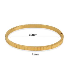 Selena Gold Bangle Bracelet Anti-tarnish