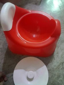 Red &amp; White Potty Chair