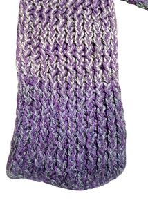 Purple Hand Woven Scarf