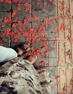 Floral Print White Maxi Skirt