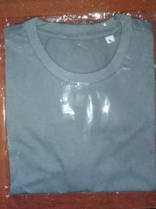 💥New Men&#39;s Premium Solid Cotton Grey T-shirt