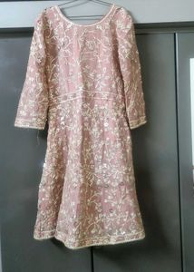 Anarkali With Gharara Gotta Work