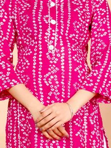 Pink Maternity Kurti