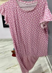 Floral Flutter Sleeve Dress