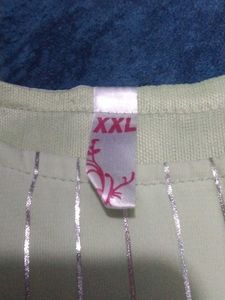 Light Green Dress with Black Belt