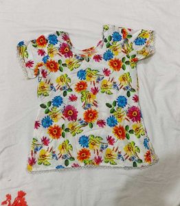 Floral Print Top