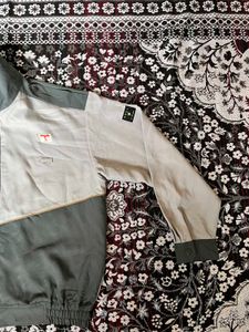 Retro Colorblock Windbreaker Jacket