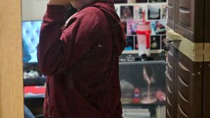 Burgundy Zip-Up Hoodie