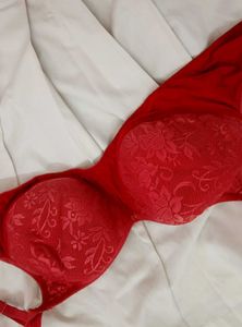 Beautiful Red Padded Bra