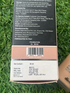 Derma Co Foundation SPF 40