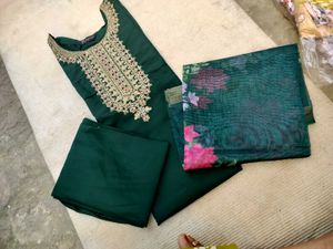 Roman silk With Digital Print dupatta