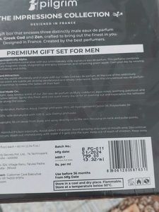 pilgrim perfume gift set for men