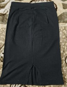 Black Pencil Skirt With Top