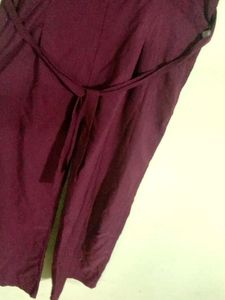 Wine Jumpsuit 💜