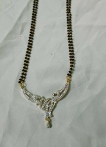 American diamonds AD necklace chain malgalsutra