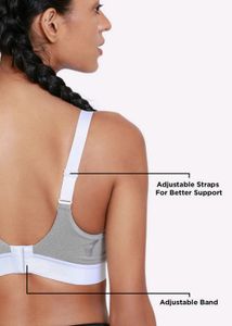 Zelocity High Impact Quick Dry Padded Sports Bra