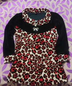 Girls Velvet Tunic