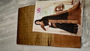 Silk Saree - Brown &amp; Black
