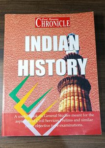 Indian History Book (In English) For Competitive Exams Like SSC, Bank, Railway, CDS, UPSC etc